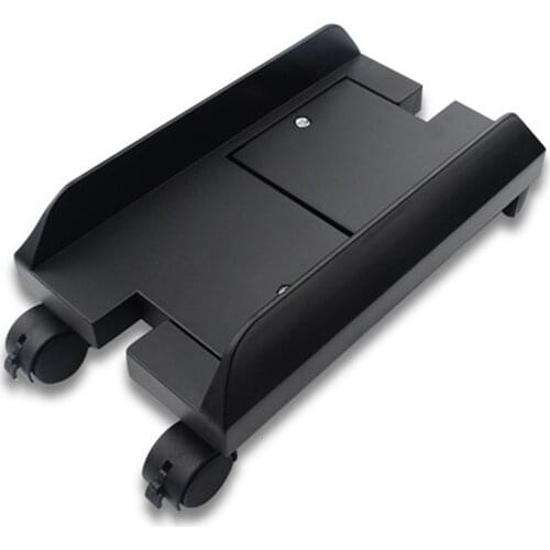 CPU Holder Stand, Mobile Computer Tower Stand with Wheels, Computer Mainframe Bracket, Adjustable PC Holder Cart