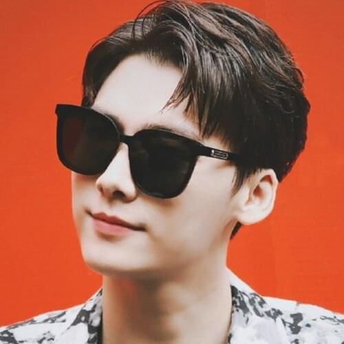 High Quality Korean Brand Design GENTLE Dream Visit Sunglasses Acetate Square Polarizing Lenses Sun Glasses With Brand Case