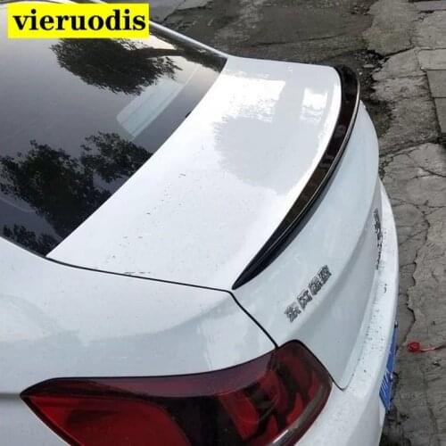 For Peugeot 301 Spoiler High Quality ABS Material Car Rear Wing Primer Color Rear Spoiler For Peugeot 301 Spoiler 2013-2015