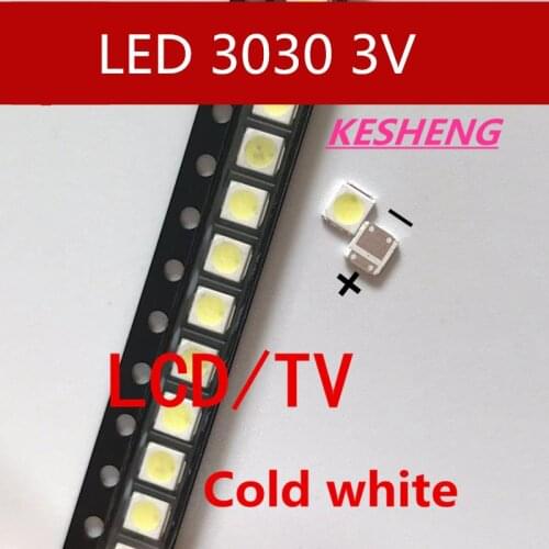 LEXTAR LED backlight 1 w 3030 3 v cool white 80-90LM TV application/2000PCS