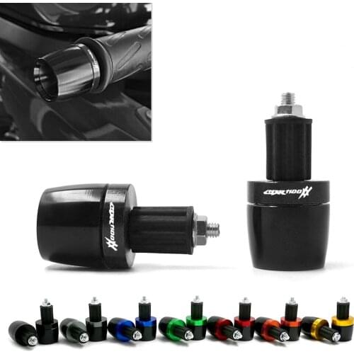 Motorcycle Universal 7/8"22mm CNC Handle Bar Grips Ends Handlebar Counterweight Cap Plug Slider For Honda CBR 1100XX CBR1100XX