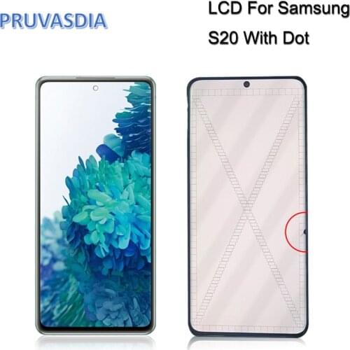 LCD Screen With Dot For Samsung Galaxy S20 G980 G980F Display Touch Screen Digitizer For Samsung S20 Original Display