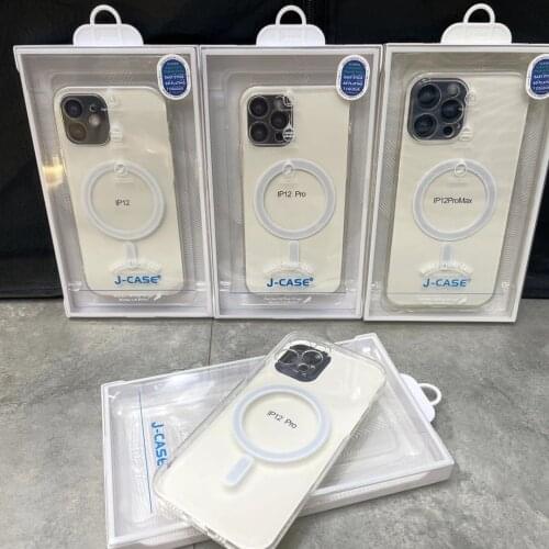 10pcs/VSARTERO 1:1 For Magsafe Clear Case For iPhone 12 Pro Max 12Mini Magnetic Case Wireless Charging Luxury Transparent Cover