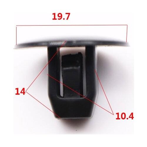 10Pcs 90682SEA003 Fender Side Molding Clips Grommet Fastener For Honda CR-Z CR-V Civic For Acura