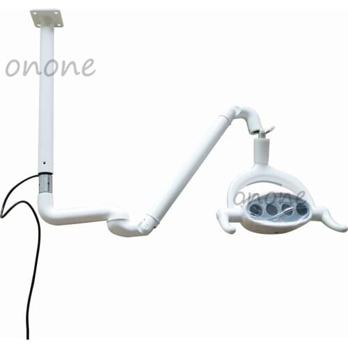 4LEDs Medical Lamp Sensor Oral Light Lamp Implant Surgery Lamp with Ceiling Mouthed Lamp Arm CE approval