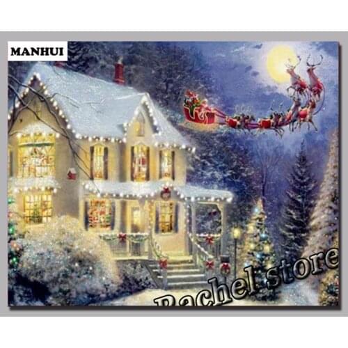 Diamond Embroidery Diy Diamond Painting Cross Stitch Kits Diamond Mosaic Santas car Full Square And Round Diamond RS281