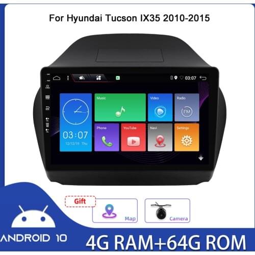 Bosion Android 10 PX6 4G+64G 2 din Car Radio multimedia Navigation for Hyundai Tucson IX35 2010-2015 GPS navigation 2din no dvd