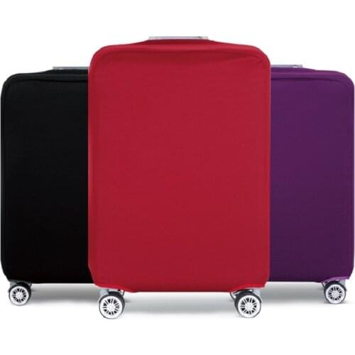 Travel Luggage Portable Dust Cover Suitcase Protective Elastic Cover Apply To 18-32inch Pure Colors Accessorie Baggag cover
