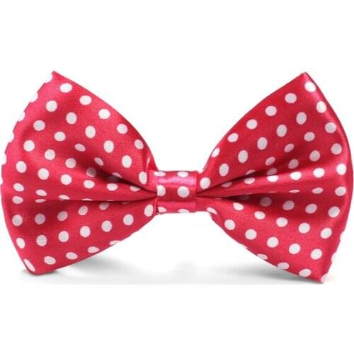 Boys Girls Kids Children Ties "Polka Dot "Design Tuxedo Formal Dress Cute Bow tie Pre-tied Butterfly Knot Gift Cravat Tuxedo