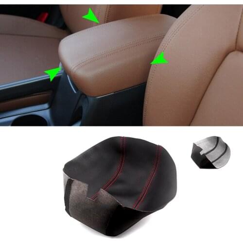 For Kia Sportage 2011 2012 2013 2014 2015 2016 Microfiber Leather Car Interior Center Control Armrest Box Cover Sticker Trim