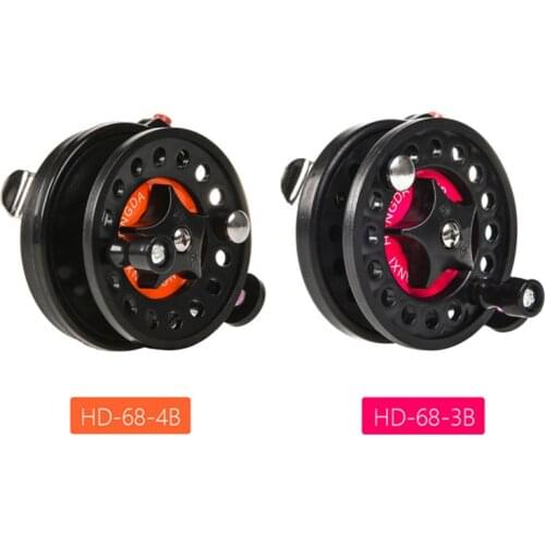 Winter Ice Fishing Reels Ball Bearings Reels Mini Fishing Reel Carp Fishing Outdoor Fish Brake Handle Front Reel Tool