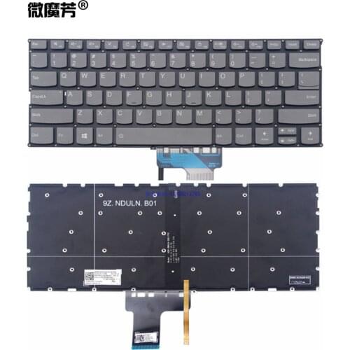New For Lenovo V720-14 7000-13 IdeaPad 320S-13IKB 720S-13ARR 720S-13IKB 720S-14IKB 720S Laptop Keyboard US Black With Backlit