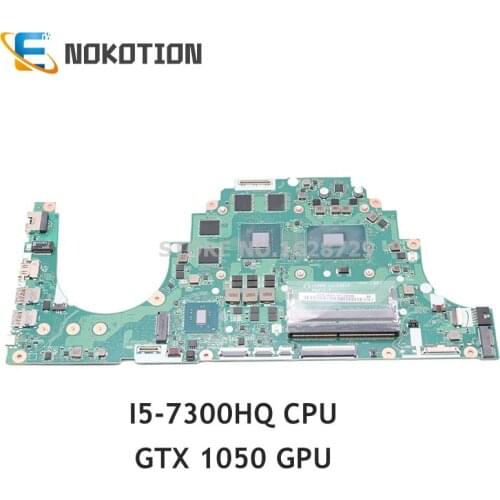 NOKOTION C5PM2 LA-E361P NB.GM211.001 For Acer aspire VX5-591 VX5-591G Laptop Motherboard DDR4 I5-7300HQ CPU GTX 1050 GPU