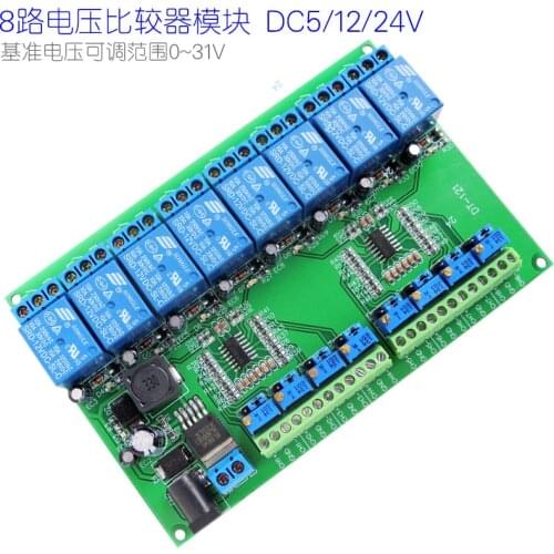 8 Road Voltage Comparison Module Comparator Voltage Module Comparison Module LM339 LM393