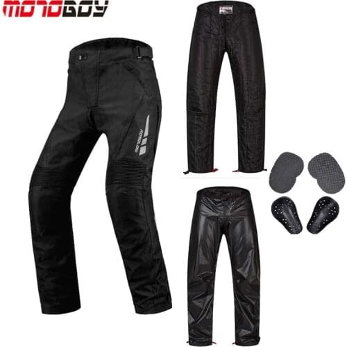 Men MOTOBOY motorcycle warm trousers Removable warm waterproof lining pants motobiker motocross clothing M L XL 2XL 3XL 6XL