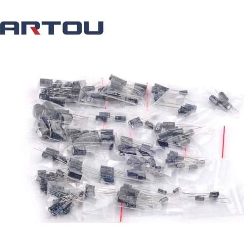 23 value electrolytic capacitors Assortment Kit 160pcs (1~1000uF)