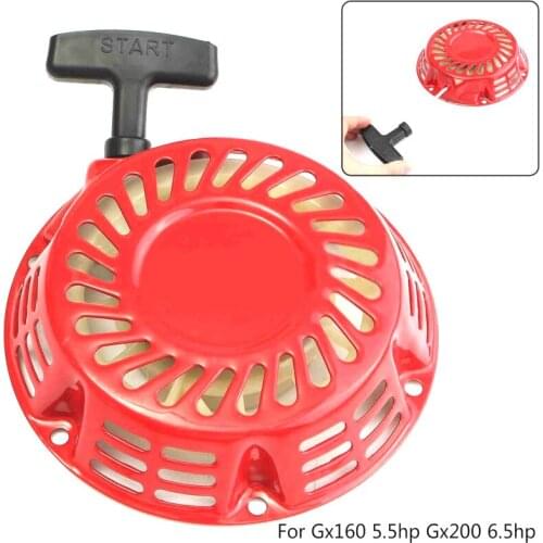 New Pull Recoil Starter Assembly Pull Starter Start For GX120 GX160 5.5hp GX200 6.5hp Lawn Mower Generator Engine 175mm/6.8"