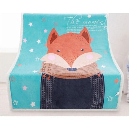 Baby Duvet 135*95cm Baby Blankets Newborn Cartoon Soft Comfortable Blanket Coral Fleece Infant Baby Bedding