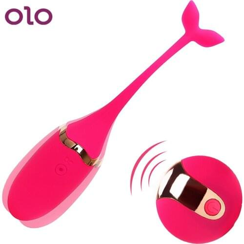 OLO Kegel Ball Exercise Vibrator Clitoris Stimulator Vibrating Egg Multispeed Remote Control Vaginal Ball Sex Toys for Women
