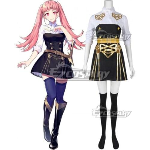 Fire Emblem: Three Houses Wind Flower Snow Moon Officers Academy Golden Deer Hilda Valentine Goneril Dress Cosplay Costume E001
