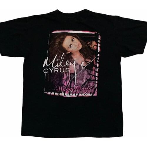 Rare Design Vintage Singer Miles Cyrus T shirt 2000s
