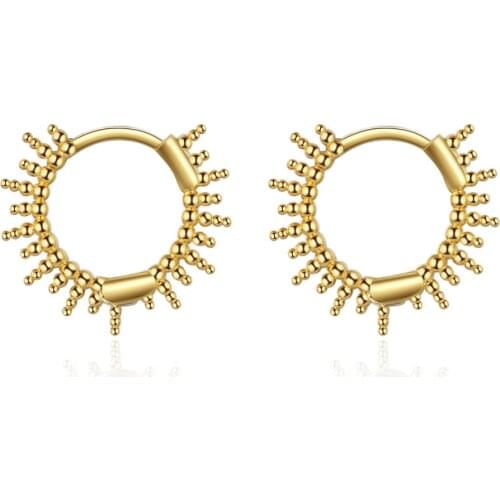 New 925 Sterling Silver Earrings Street Punk Earrings Ladies Glamour Jewelry Gifts