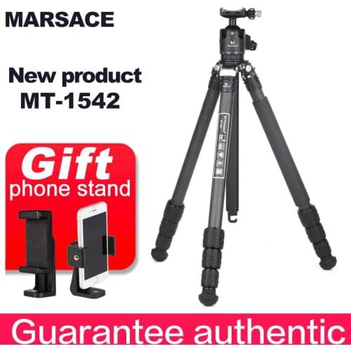 Marsace MT-1542 Special-shaped axis tripod+XB-1R ballhead for full-frame SLR camera DSLR Video 70-200/2.8 or 100-400 lens