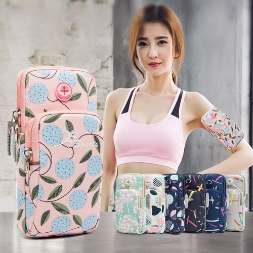 Sports Arm Running Bag GYM Bag Hiking Jogging Bag For Aippods Pro Earphone Phone Holder on Hand Outdoor Waterproof Running belts
