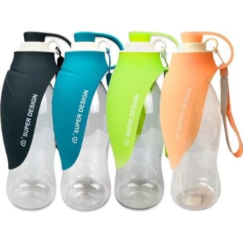 Pet water cup, leaf-type portable outdoor waterer, dog accompanying cup, drinking water bottle, pet travel cup, travel supplies
