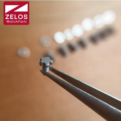 Titanium color 5 prongs rm010 screw for Richard Mille Skull Carbon watch case fixed screws parts rm035-02 rm61-01 parts tools