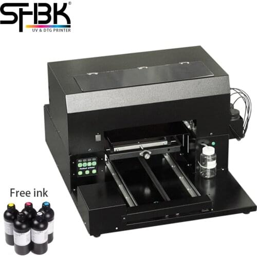 Upgrade A3+ UV Printer for leather wood glass Phone case silicone leather plastic Printing machine SHBK