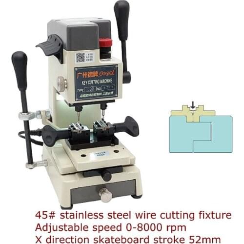 D38A Vertical Key Duplicating Copy Machine Key Cutting Machine Drill Machine For Making Car Door Keys Locksmith Tools