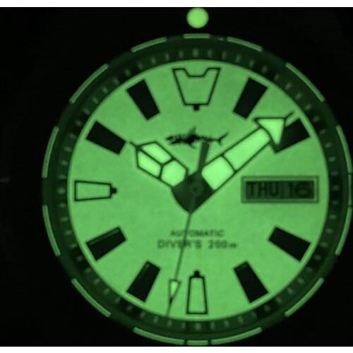 Heimdallr Vintage Abalone Mens Diving Watch Sapphire 200M Water Resistance Japan NH36A Automatic Movement Luminous Males Watch