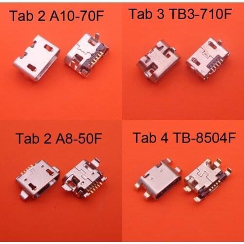10pcs Mini Micro USB Charging Socket Port Connector Jack For Lenovo Tab 2 A10-70F ZA00 / TAB 4 8"TB-8504F TB-8504X