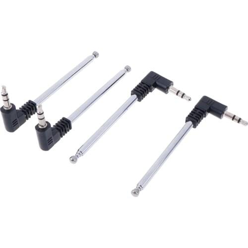 4pcs/lot Metal Cell Phone Multi Purpose 3.5mm FM Radio Antenna 8.8 Inch Long