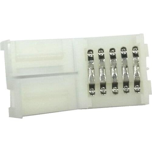 5 Pins Connector 10mm for 5050/3528 RGBW 5conductor Quick Splitter Right Angle Corner Connector LED Strip light
