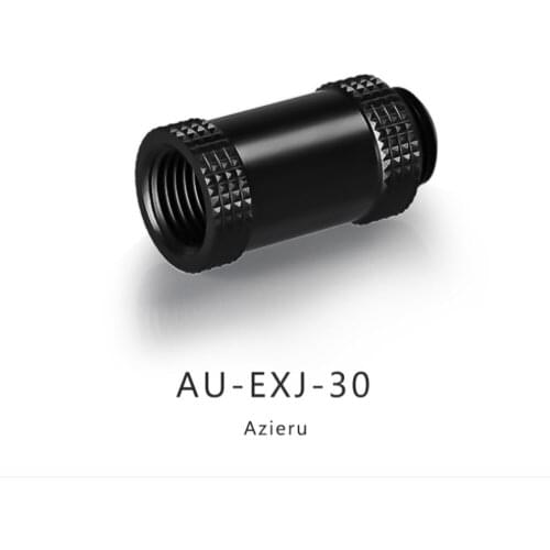 Azieru AU-EXJ-30 Extension Fitting Female to Male Compression Extender Adapter Connector 30mm MOD PC Water Cooler Accessories
