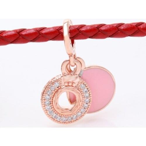 Bewill Fashion New 925 Sterling Silver Shining Letter O Crown Pendant Fit original Bracelets & Necklaces Chain Jewelry