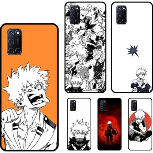 Bakugo Boku no My Hero Academia Phone Case For OPPO A72 A52 A31 A53 A9 A5 2020 A15 A83 A91 A1K A3S A5S F7 Find X2 X3 Pro