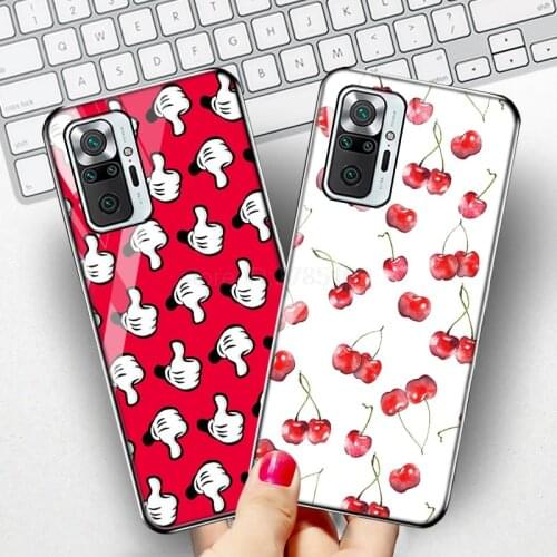 For Xiaomi Redmi Note 10 Pro Case Redmi Note 10 Case Tempered Glass Funny Funda Redmi Note10 5G Pro Max 10X Note 10Pro Coque
