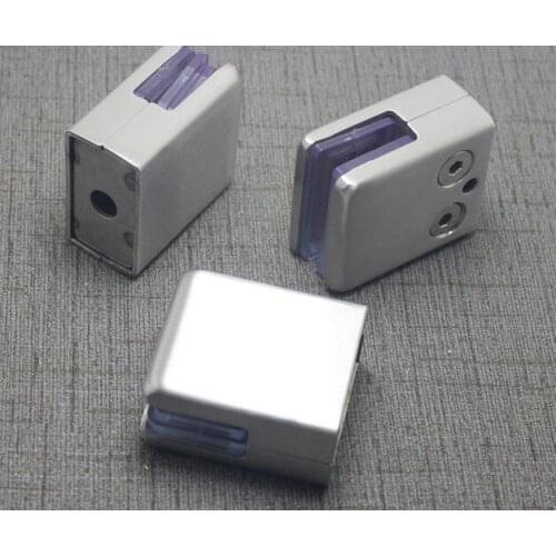 Glass Clamps Holder 8-10mm Stainless Steel 304 /201 Glass Clamps Clip Adjustable Glass Bracket for Staircase Handrail