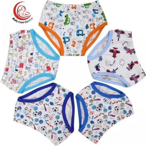 Childrens 100% cotton boys and girls underwear 2 to 5 years old