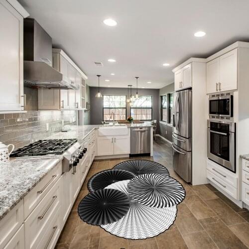 Home Decoration Living Room Rug Faux Leather Non-Slip Base Easy To Clean Special Cut Corridor Rug Premium Series Design Carpet