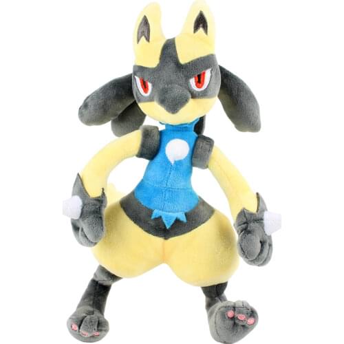 Pokemon Lucario Soft Dolls Stuffed Kids Present Plush Toys Cotton Cute Mega Peluche Gift For Children