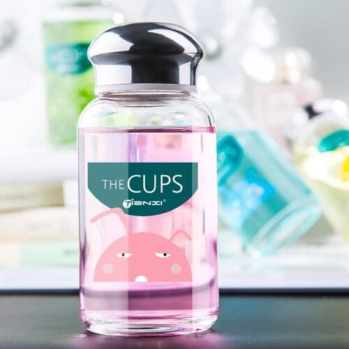 Korean Transparent Fashion Water Bottle Modern Portable Kawaii Water Bottle Clear Milk Carton Trinkflasche Kitchen Items Ed50sp