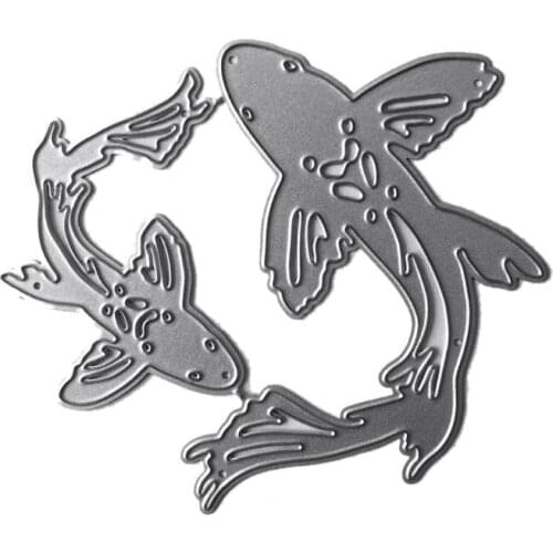 Fish Metal Cutting Dies Stencil Scrapbooking DIY Album Stamp Paper Card Emboss