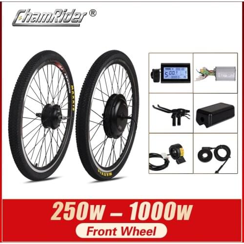 ChamRider Wheel hub Front motor 1000W Electric bike Motor Kit 250W ebike kit 500W ebike conversion kit electric bike kit MXUS