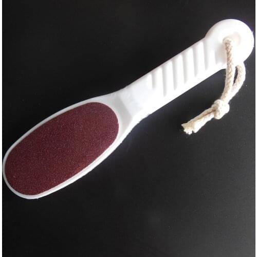 New Double Sided Foot Rasp File Callus Remover Pedicure Plastic Handle Wholesale durable Pedicure Tool
