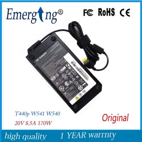 20V 8.5A 170W USB New Original AC Laptop Adapter For Lenovo All-in-one Thinkpad W520 W530 P50 20EN 20EQ t440p