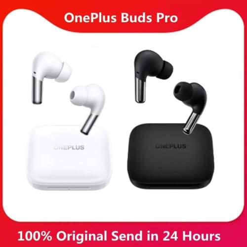 Original OnePlus Buds Pro Smart Adaptive Noise Cancellation Warp Charge 38 Hours of Battery IP55 Water Resistance BT 5.2 LHDC